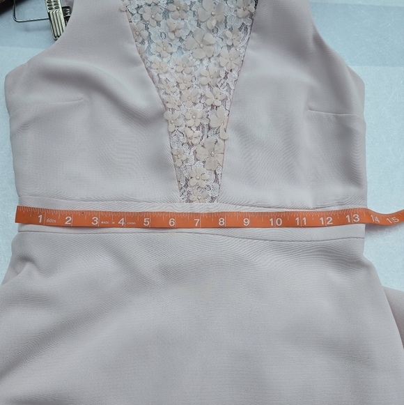 Karl Lagerfeld Lace Plunge Dress - Picture 13 of 15